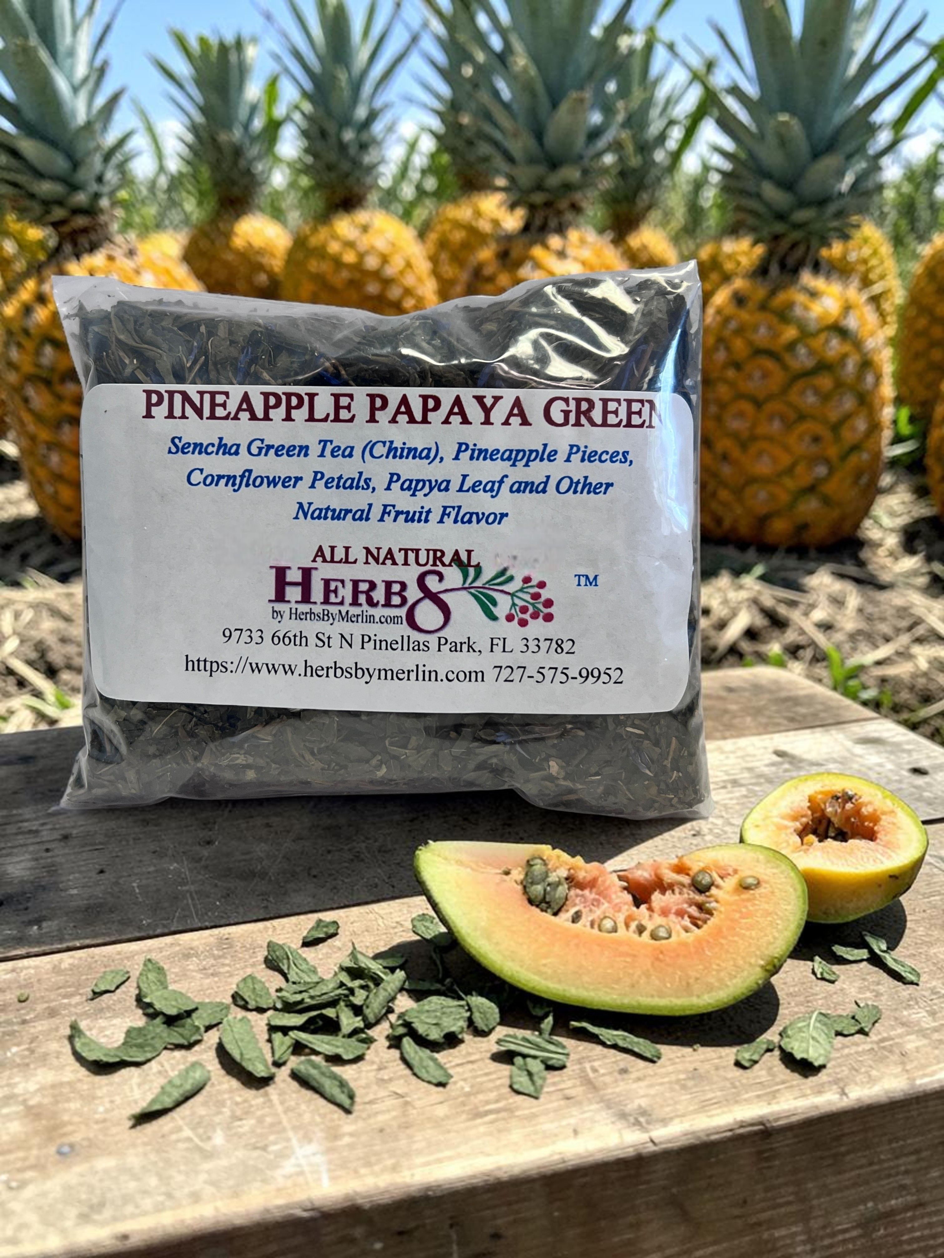 Pineapple Papaya Green Tea